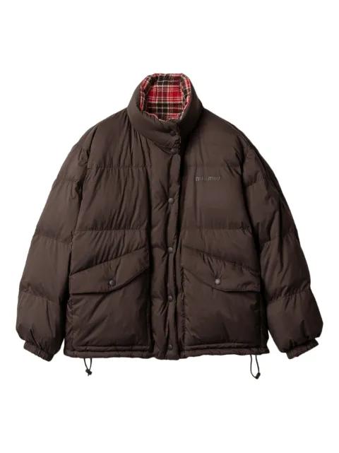 reversible padded jacket by MIU MIU