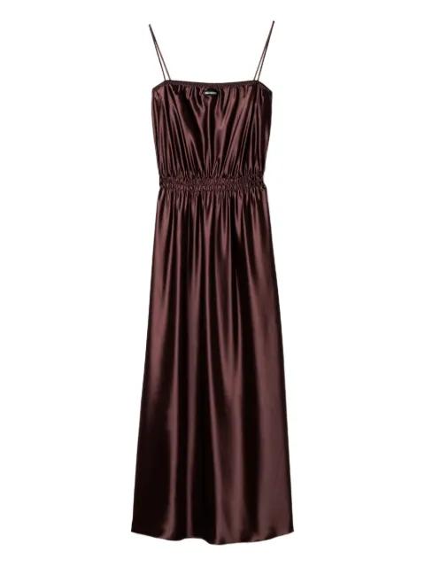 satin maxi dress by MIU MIU