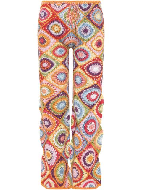 embroidery trousers by MIXIK
