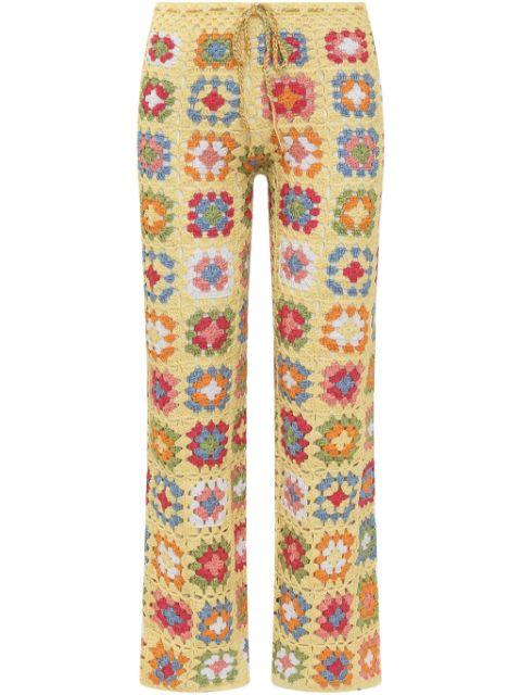 embroidery trousers by MIXIK