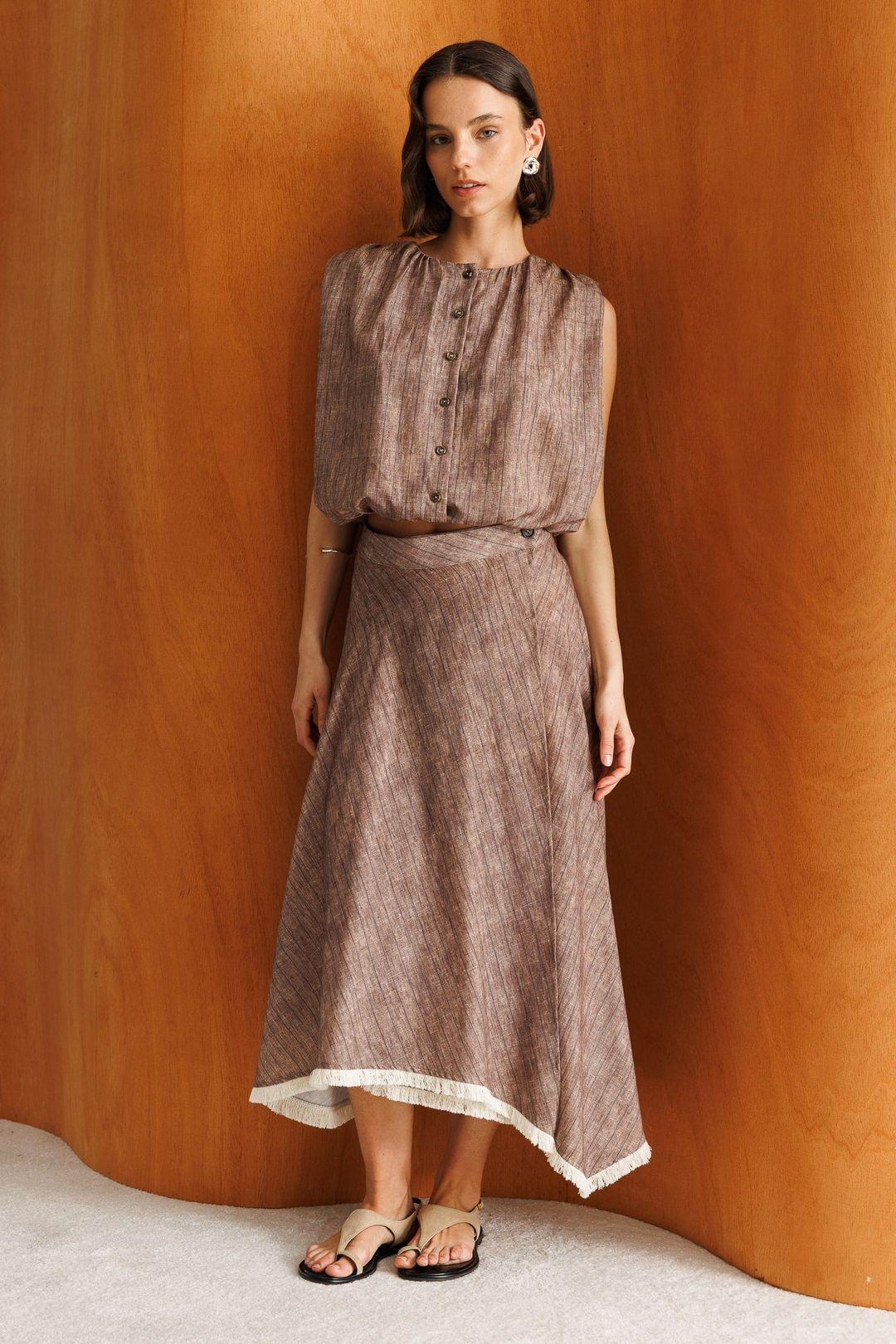 Linen Cotton Two-Piece Coord by MIXRAY