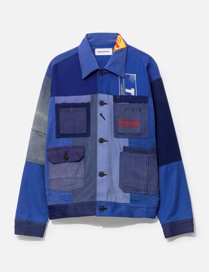Dirty Destroy Patchwork Shirt Jacket by MIYAGIHIDETAKA