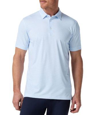 Versa Short Sleeve Polo Provence Diamond Sunburst by MIZZEN+MAIN