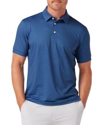 Versa Short Sleeve Polo Set Sail Honeycomb by MIZZEN+MAIN