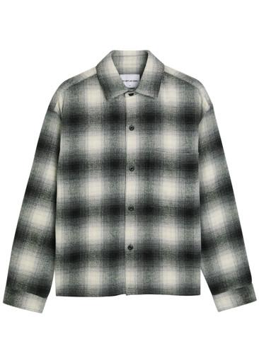 Check Box checked flannel overshirt by MKI MIYUKI-ZOKU