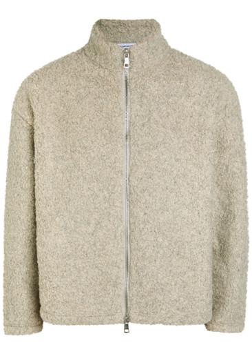 High-neck fleece jacket by MKI MIYUKI-ZOKU