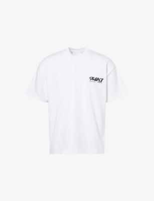 Stack Logo-Print Cotton T-Shirt by MKI MIYUKI-ZOKU