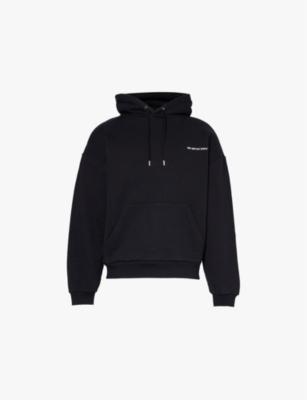 Uniform branded-print cotton-blend hoody by MKI MIYUKI-ZOKU