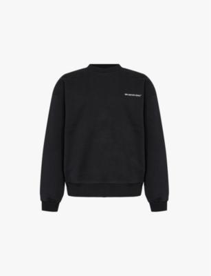 Uniform branded-print cotton-blend sweatshirt by MKI MIYUKI-ZOKU