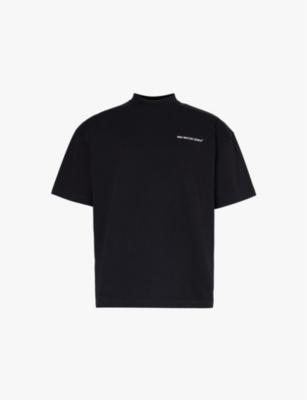 Uniform branded-print cotton-jersey T-shirt by MKI MIYUKI-ZOKU