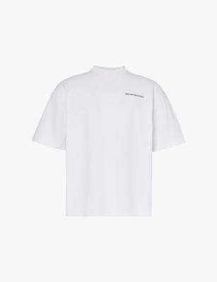 Uniform branded-print cotton-jersey T-shirt by MKI MIYUKI-ZOKU