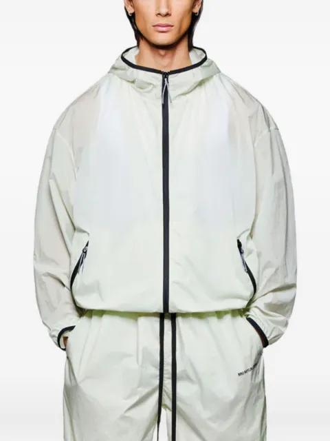 zip-up hoodied jacket by MKI MIYUKI-ZOKU