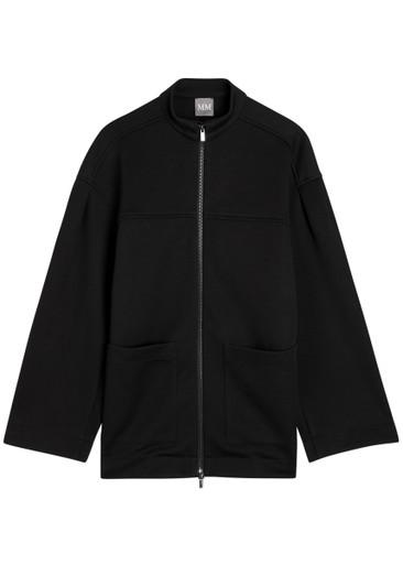 Cadice zip-through cotton-blend sweatshirt by MM
