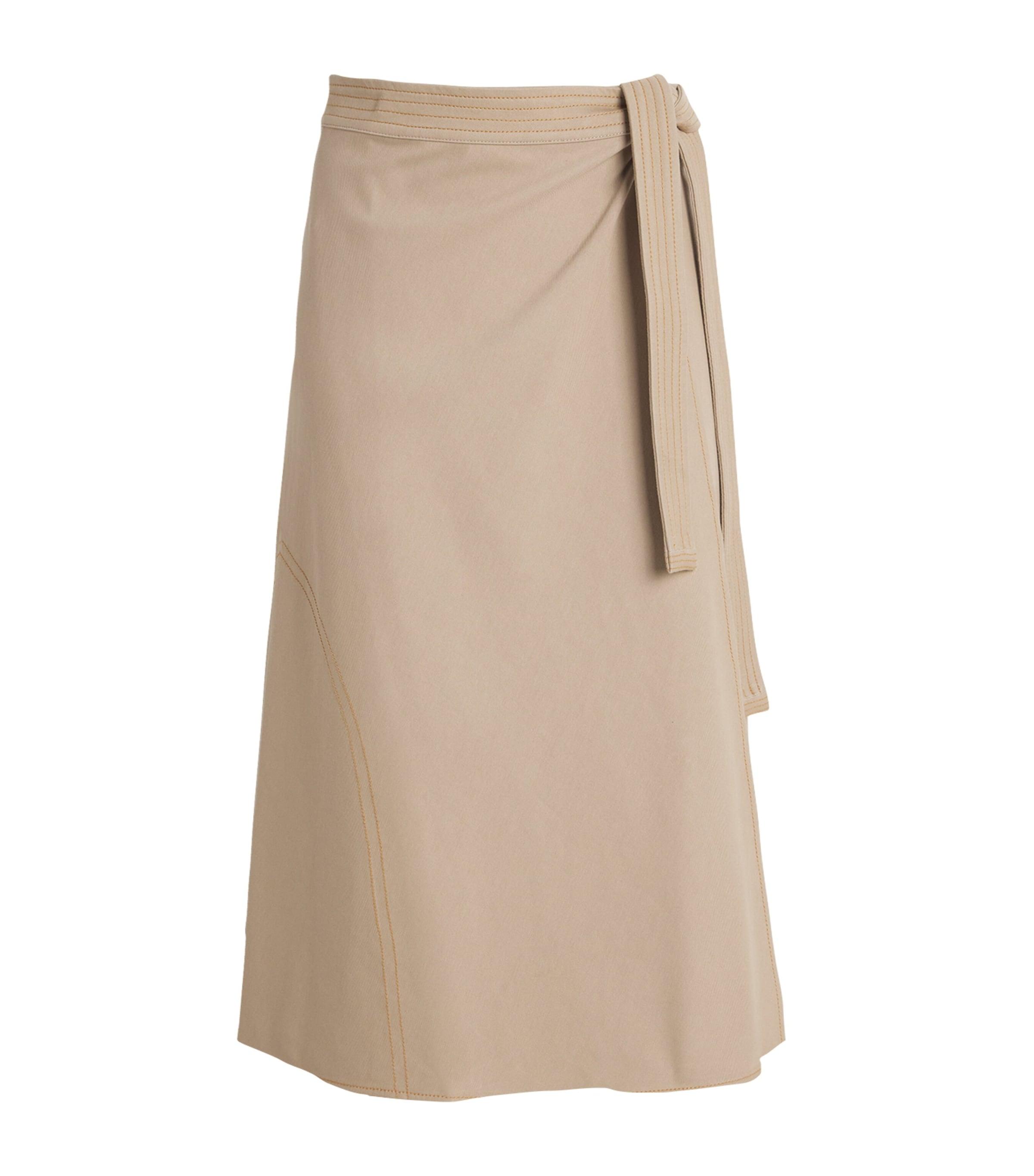  Jersey Wrap Midi Skirt by MM