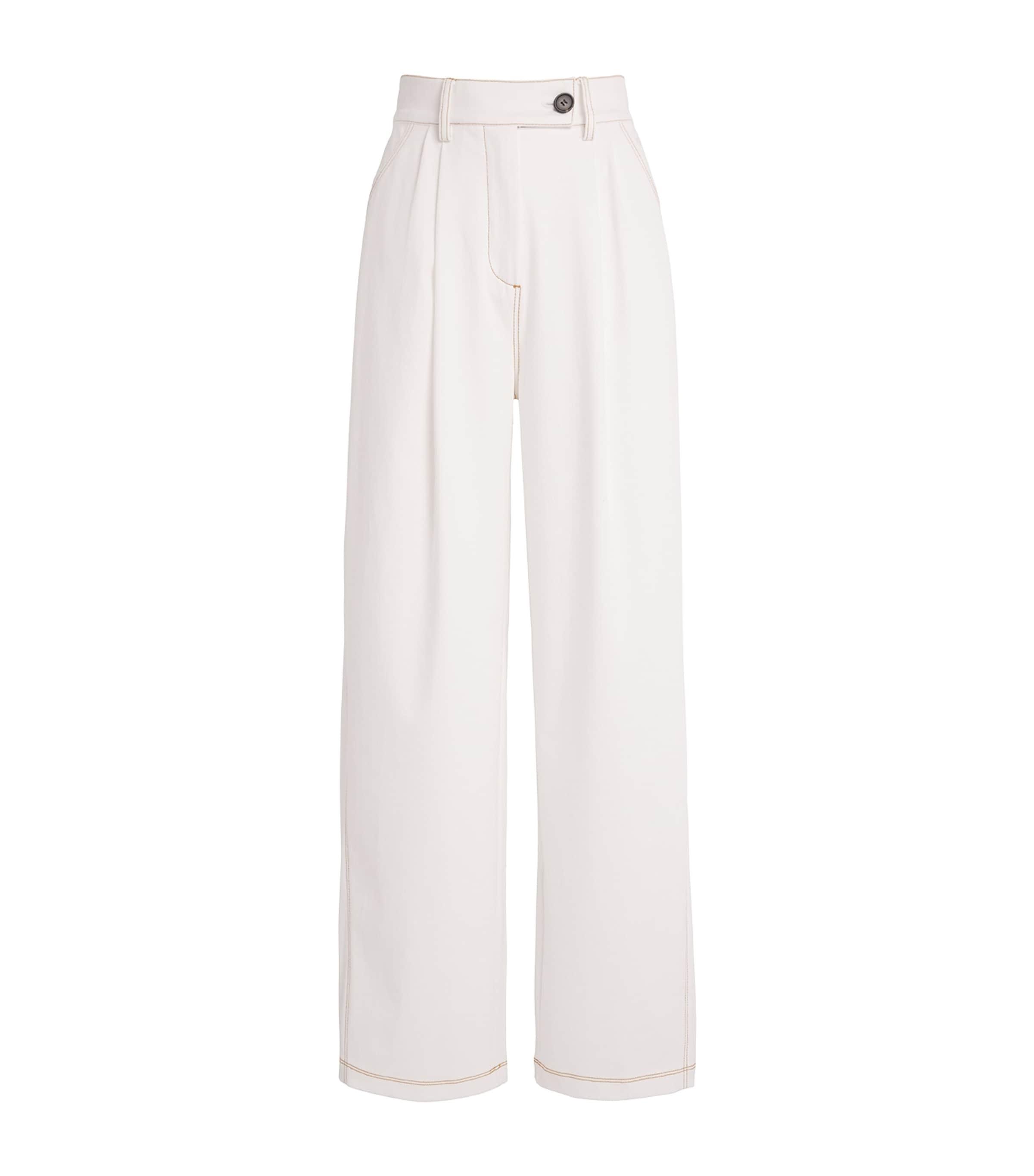 MM Wide-Leg Cropped Trousers by MM