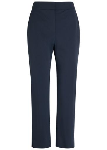 Slim-leg stretch-jersey trousers by MM