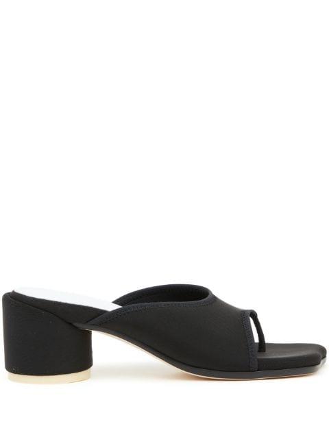 60mm thong-strap mules by MM6 MAISON MARGIELA