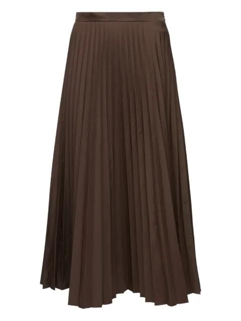 A-line midi pleated skirt by MM6 MAISON MARGIELA