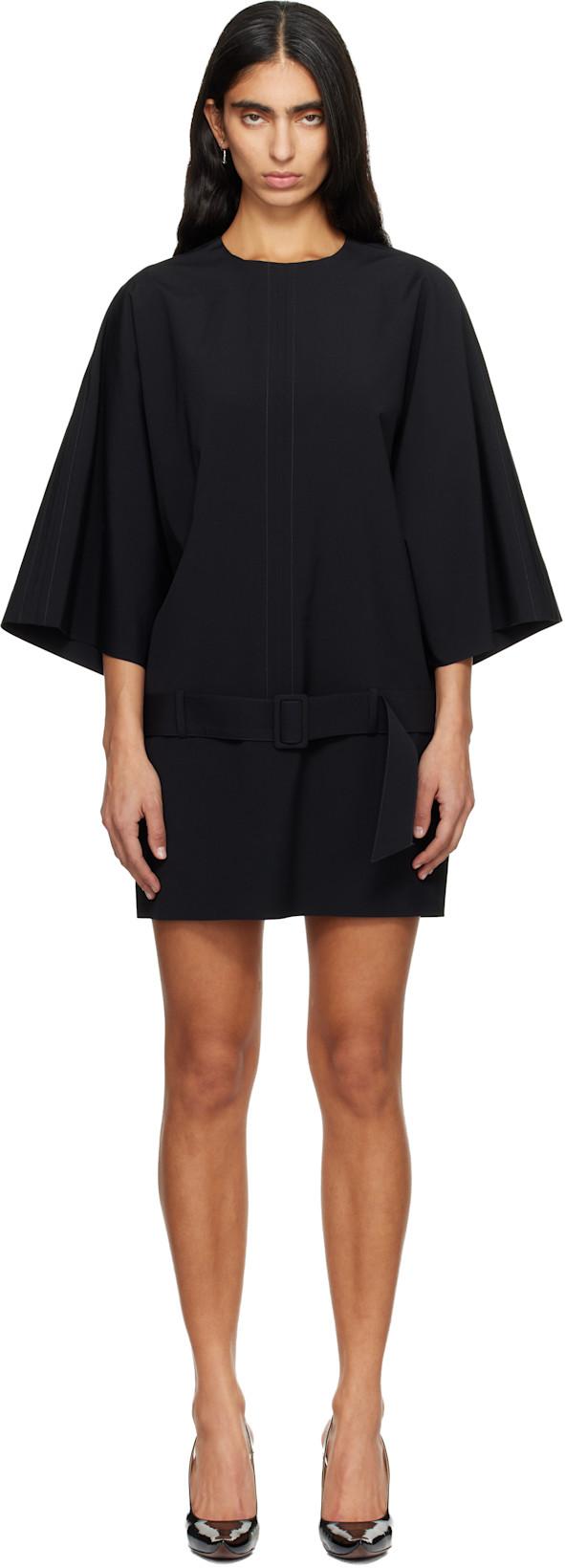 Black Belted Minidress by MM6 MAISON MARGIELA