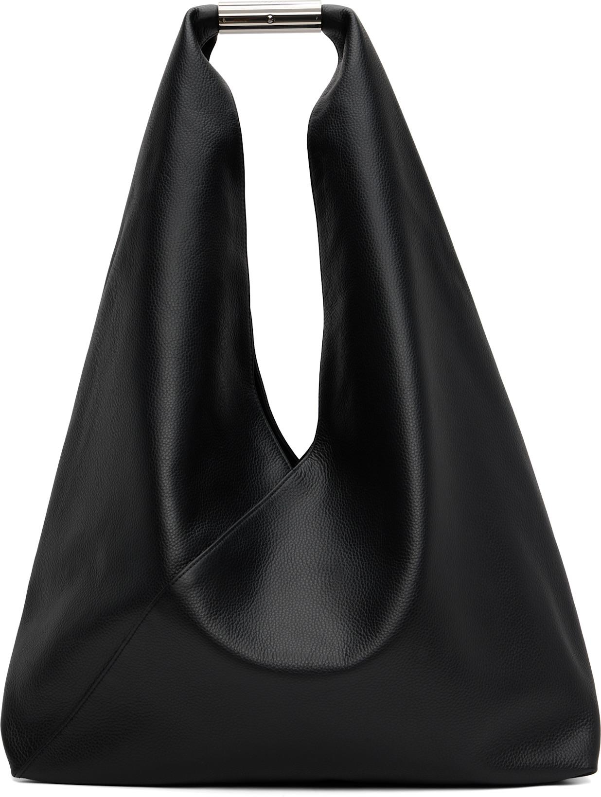 Black Jewel Handle Classic Tote by MM6 MAISON MARGIELA