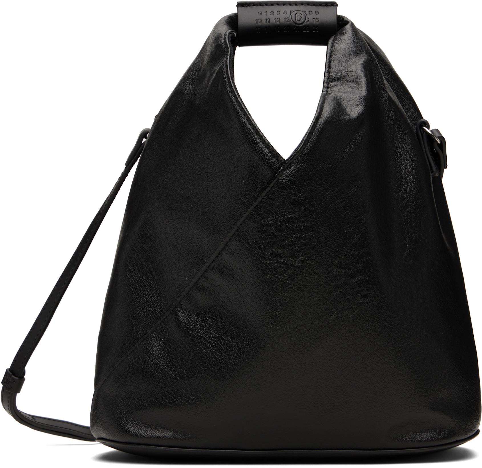 Black Triangle Crossbody Bag by MM6 MAISON MARGIELA