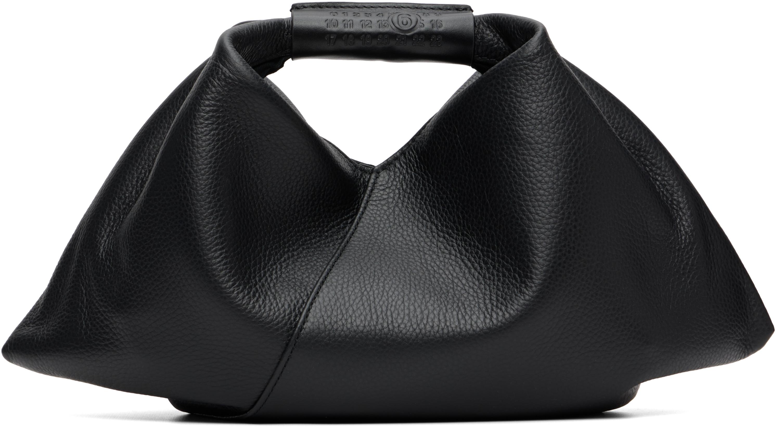 Black Triangular Bag by MM6 MAISON MARGIELA