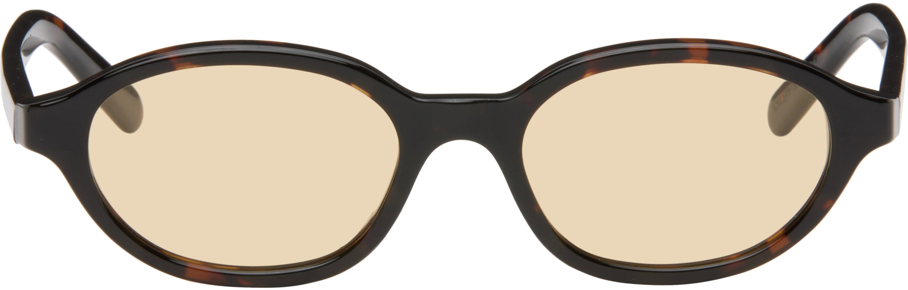 Brown 2 Sunglasses by MM6 MAISON MARGIELA