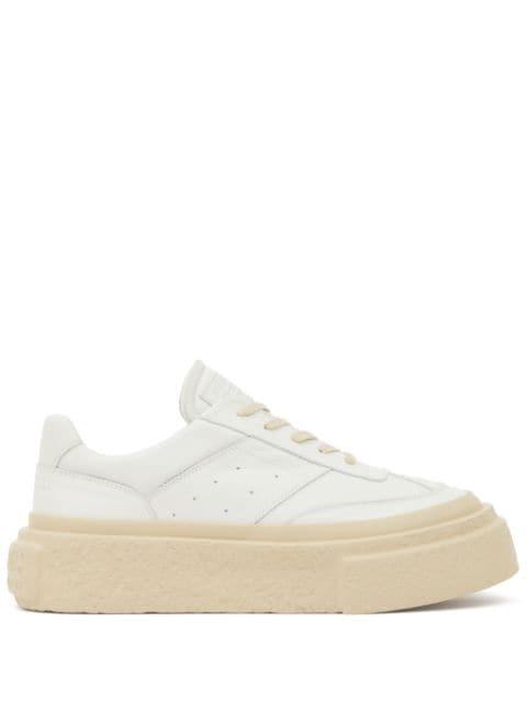 Chunky Gambetta leather sneakers by MM6 MAISON MARGIELA