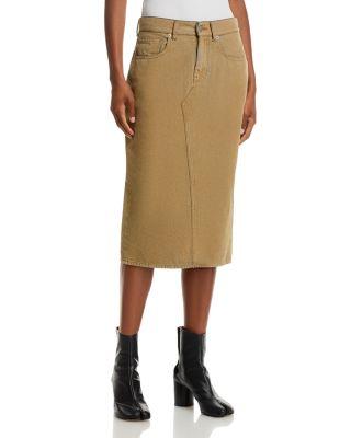 Coated Midi Skirt by MM6 MAISON MARGIELA