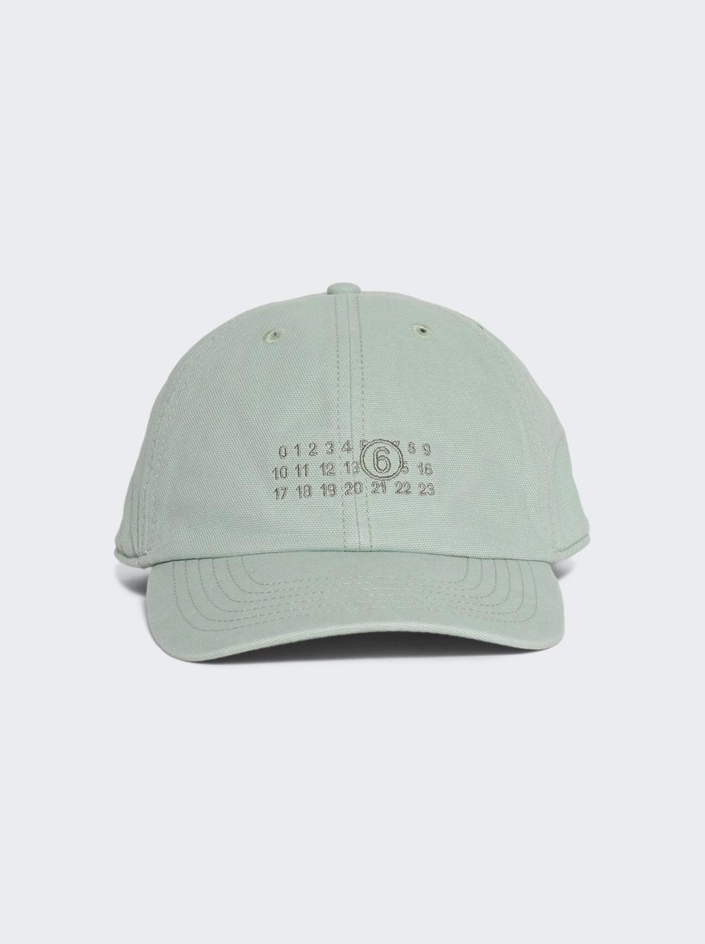 Cotton Canvas Cap Aqua  | The Webster by MM6 MAISON MARGIELA