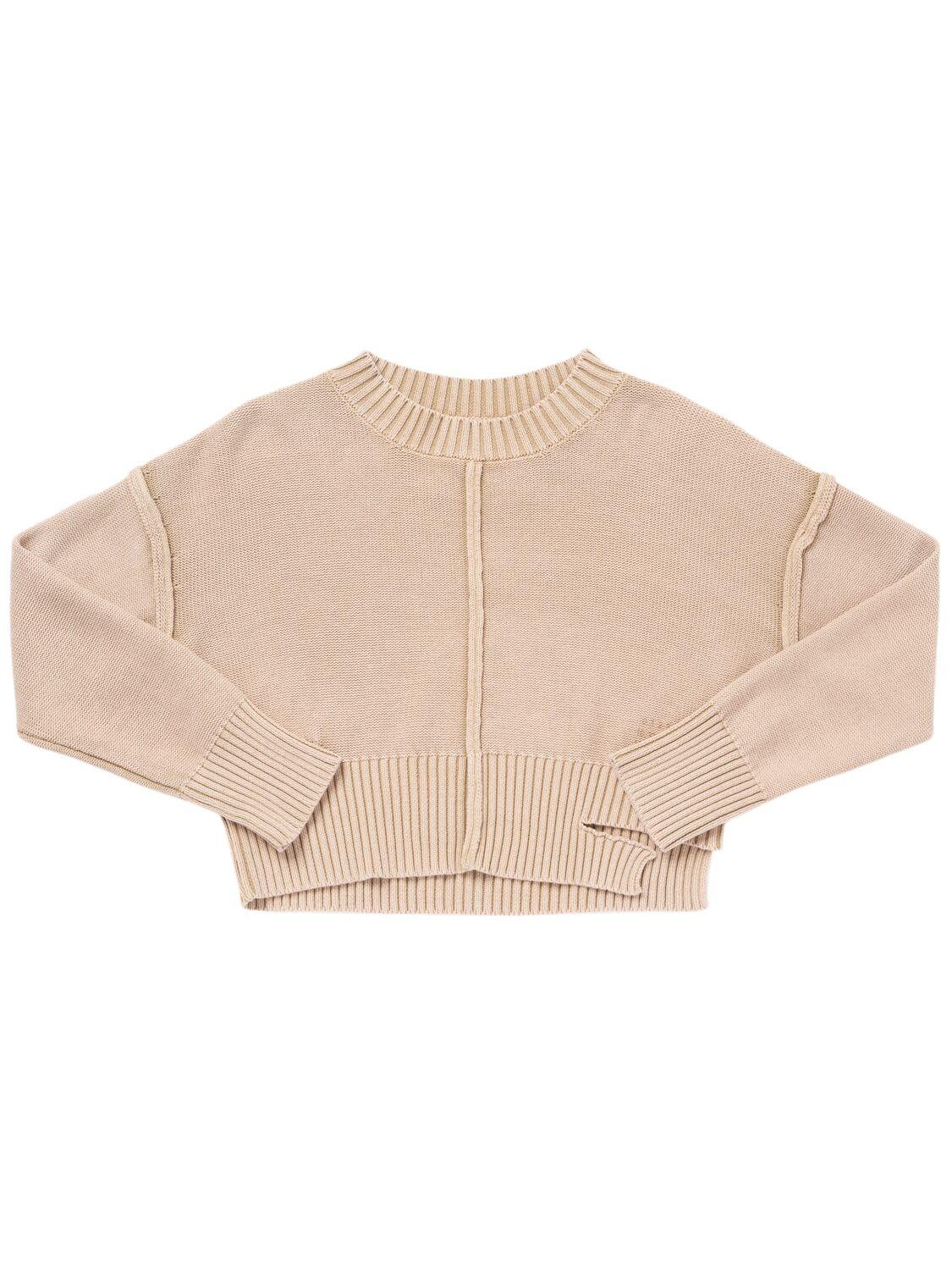 Cotton Knit Sweater by MM6 MAISON MARGIELA