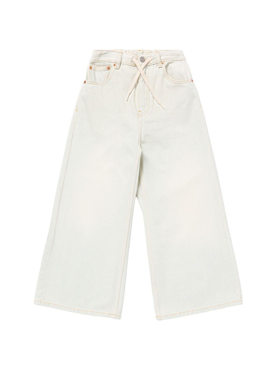 Cotton Wide Jeans by MM6 MAISON MARGIELA