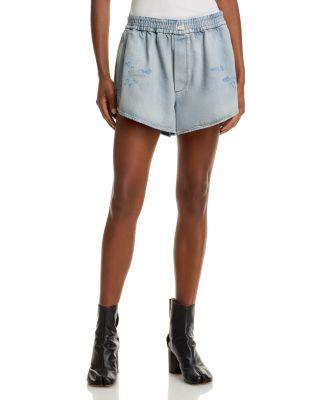 Destructed Denim Shorts by MM6 MAISON MARGIELA