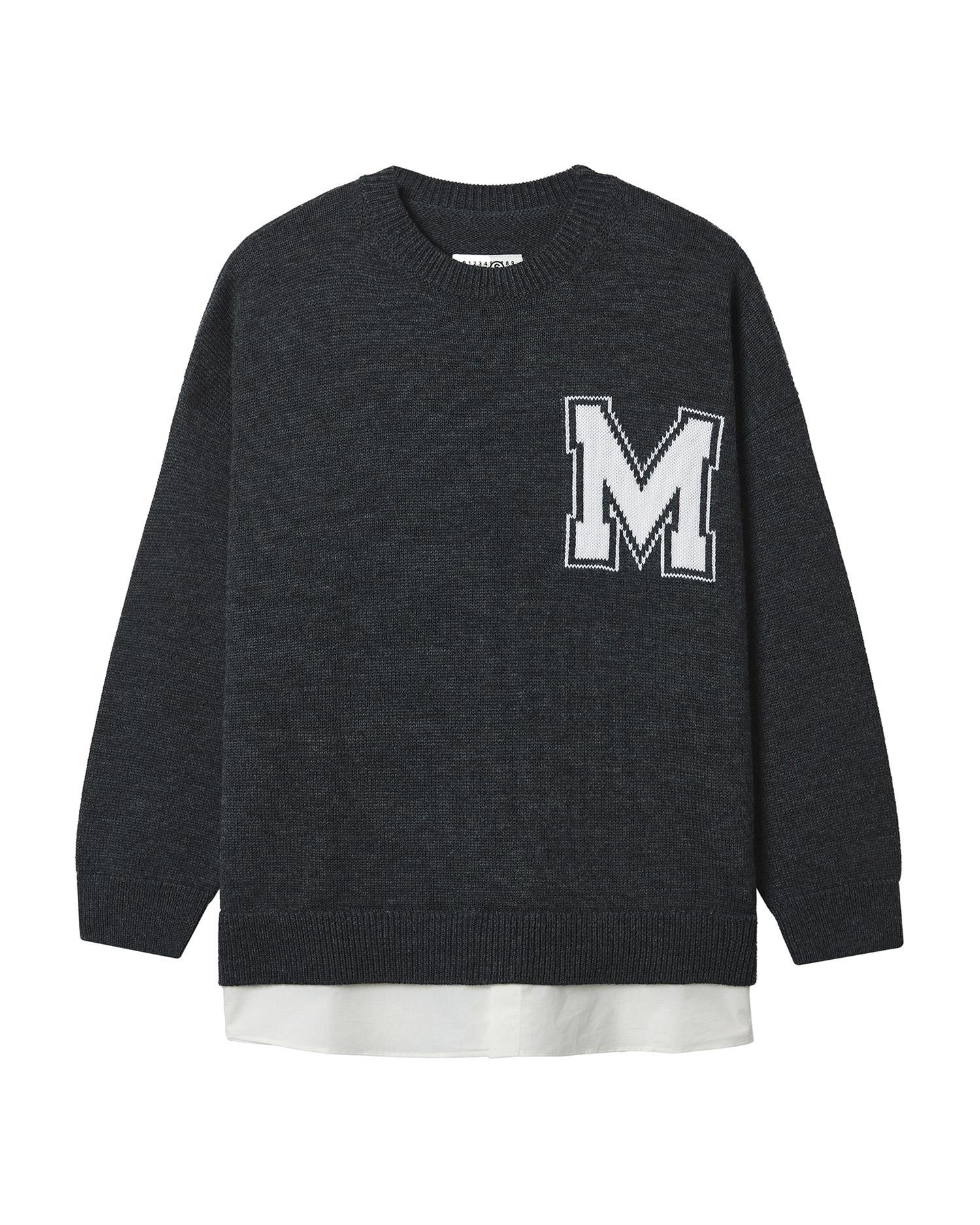 Embroidered sweater by MM6 MAISON MARGIELA