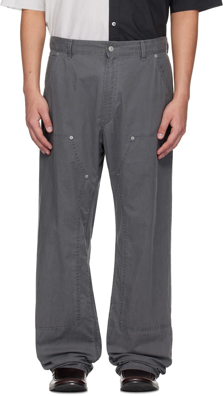 Gray 5 Pockets Jeans by MM6 MAISON MARGIELA