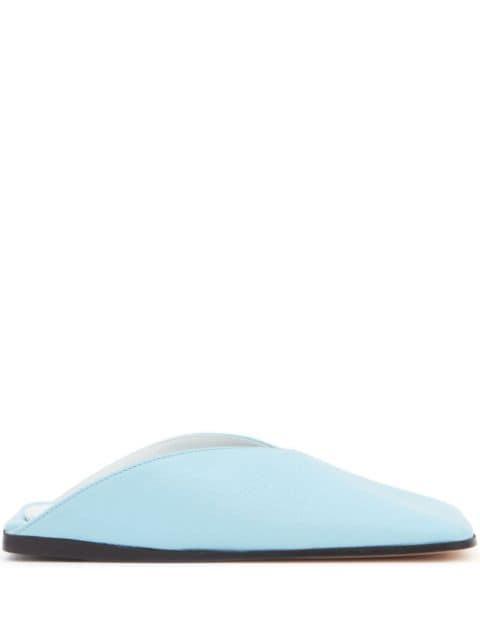 Japanese leather slides by MM6 MAISON MARGIELA