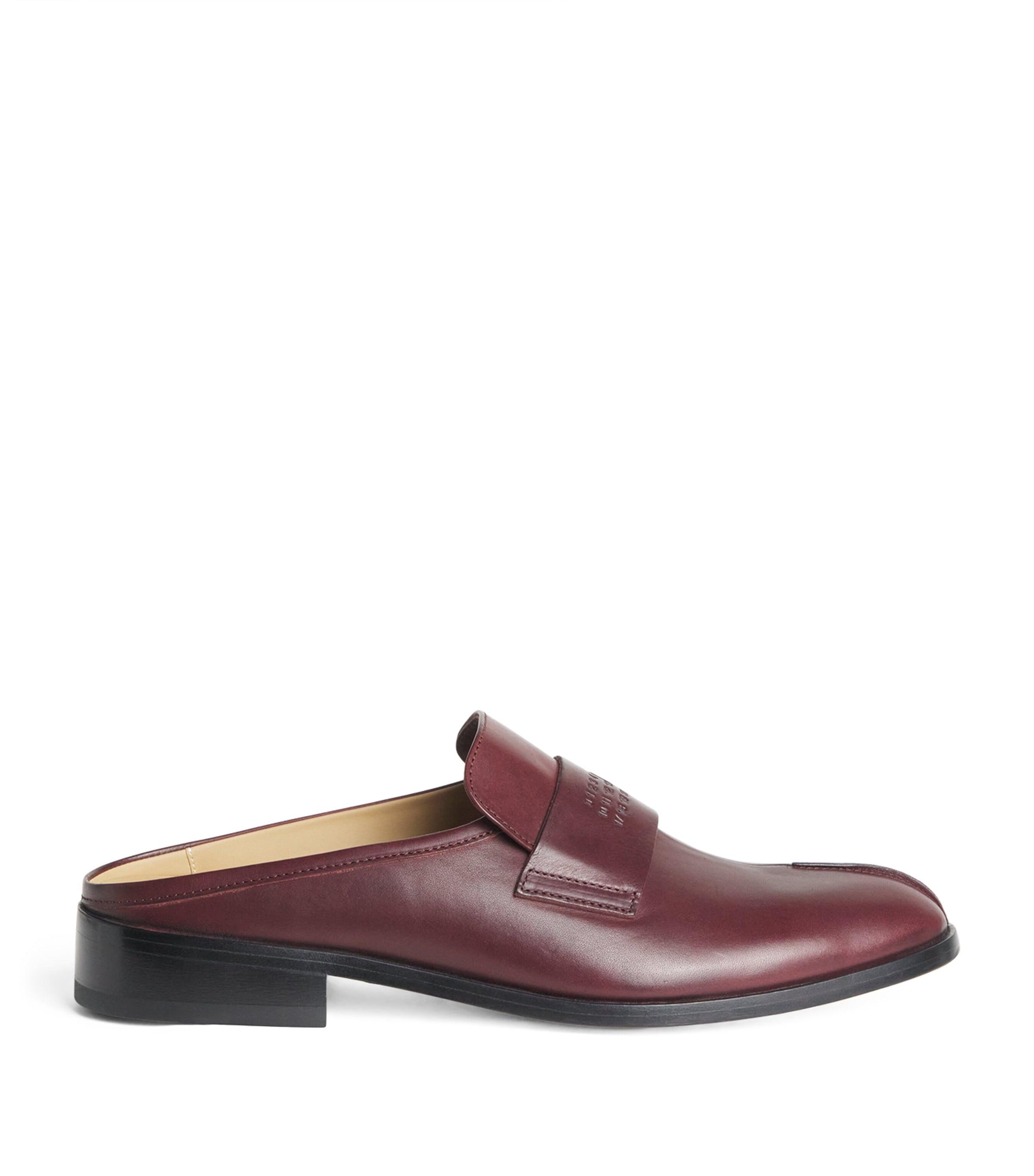 Leather Slip-On Loafers by MM6 MAISON MARGIELA