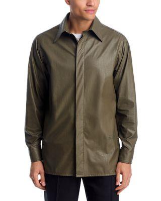 Long Sleeve Hidden Placket Shirt by MM6 MAISON MARGIELA