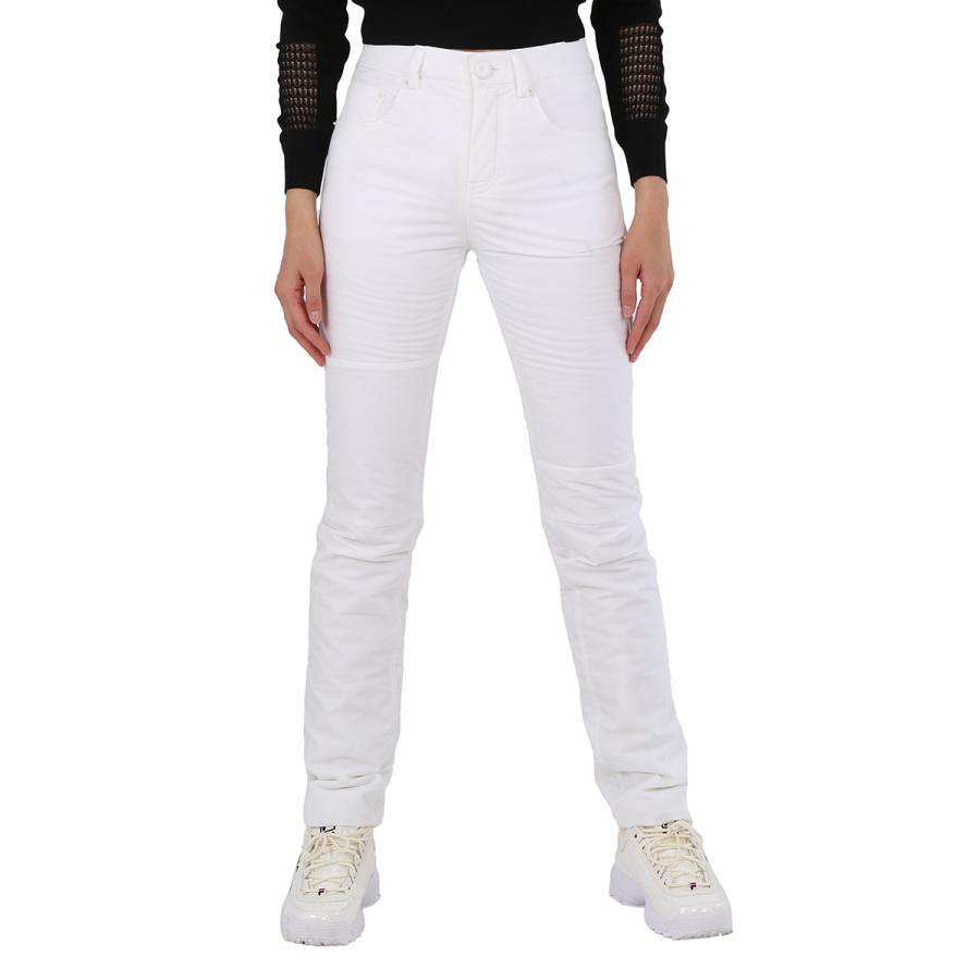 MM6 Ladies White Padded Pants by MM6 MAISON MARGIELA
