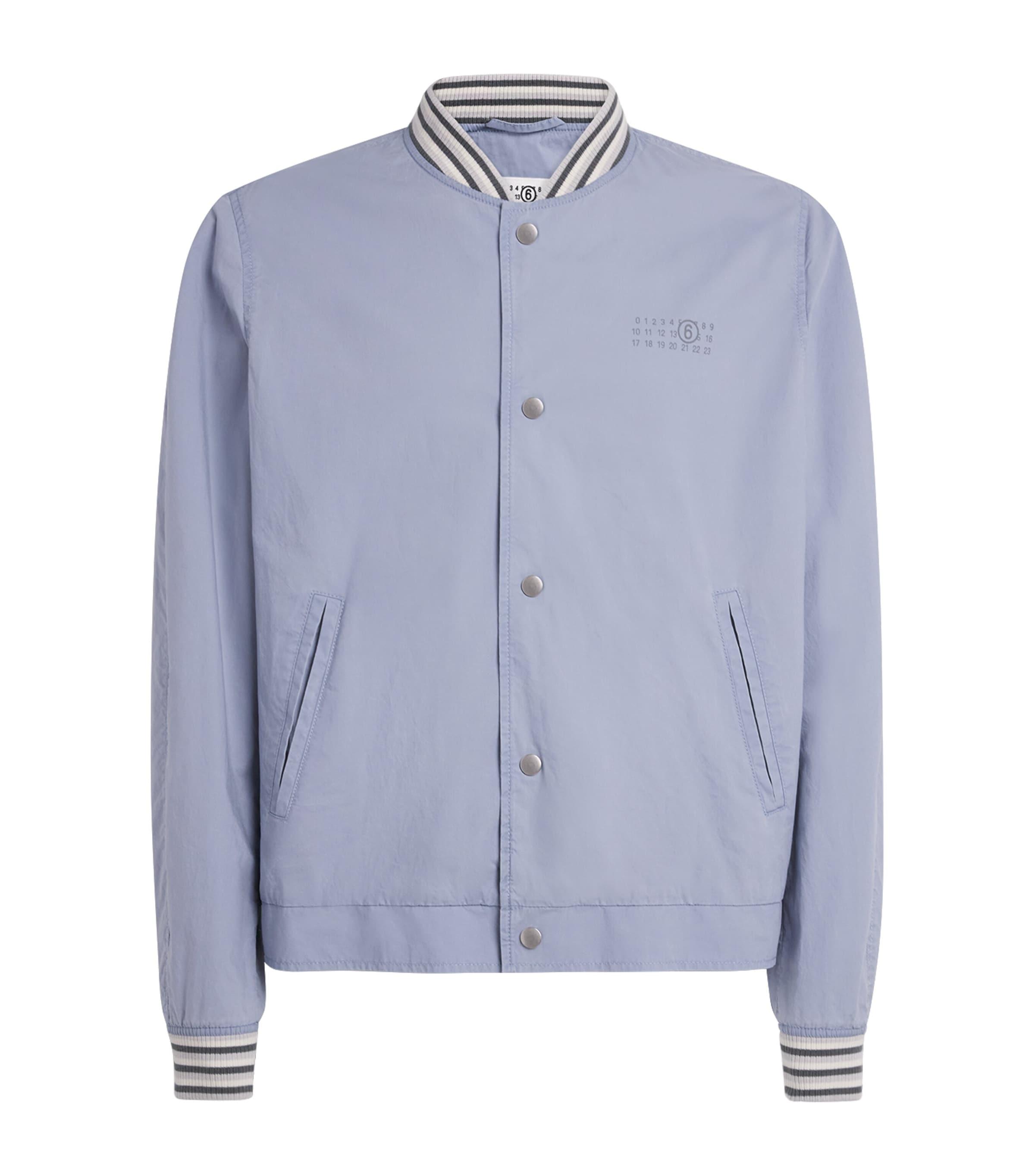 MM6 Maison Margiela Cotton Numeric Print Bomber Jacket by MM6 MAISON MARGIELA