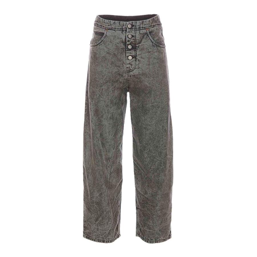 MM6 Maison Margiela High-rise Cotton Boyfriend Jeans by MM6 MAISON MARGIELA
