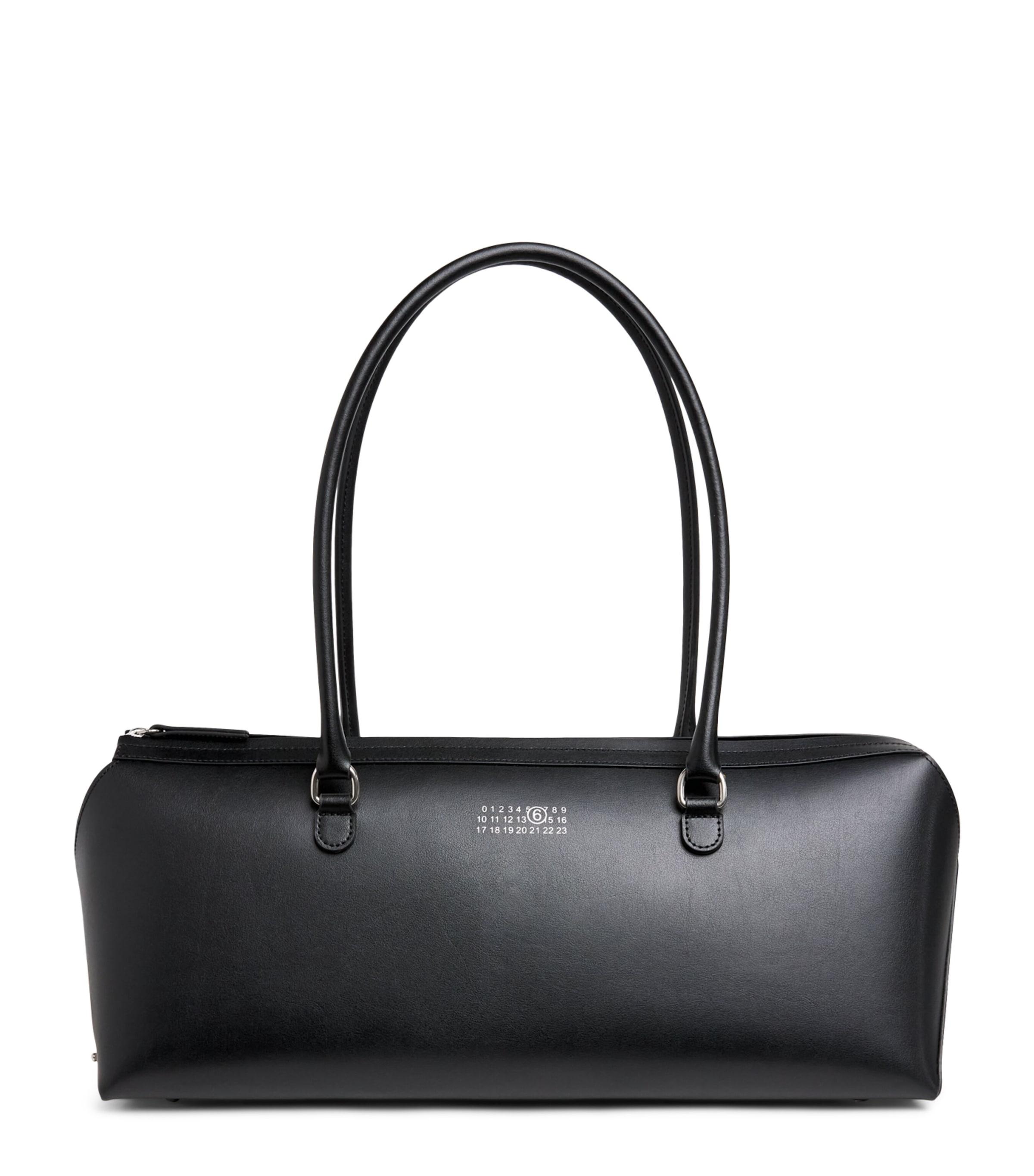 MM6 Maison Margiela Large Leather Bauletto Shoulder Bag by MM6 MAISON MARGIELA