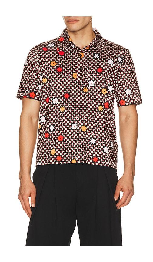 MM6 Maison Margiela Polo Shirt in Black by MM6 MAISON MARGIELA
