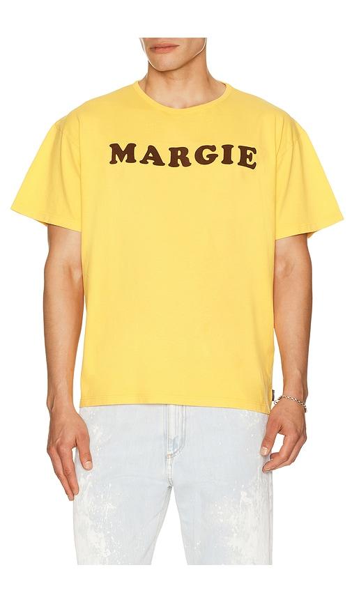 MM6 Maison Margiela T-Shirt in Yellow by MM6 MAISON MARGIELA