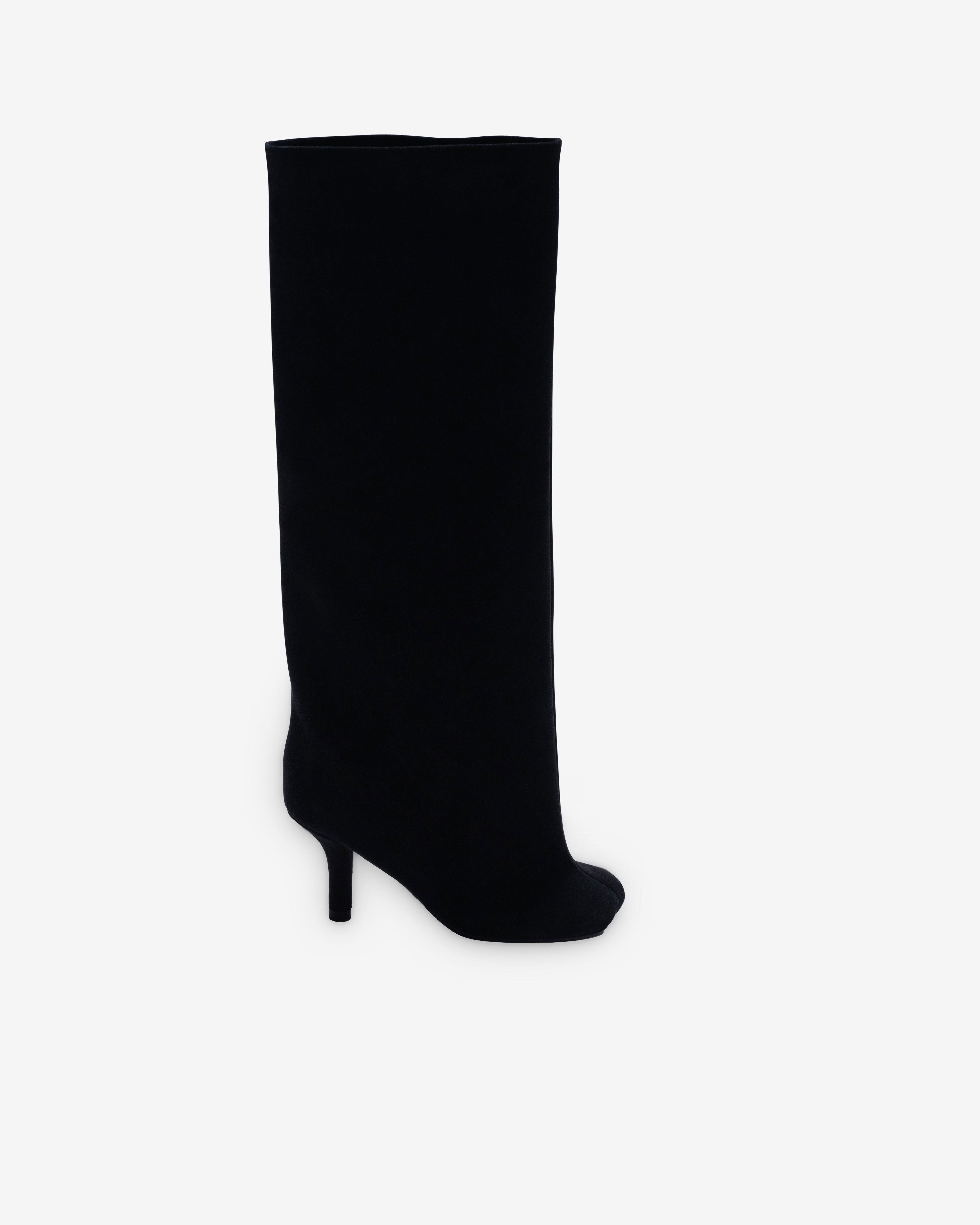 MM6 Maison Margiela - Women's Knee-High Boots - (Black) by MM6 MAISON MARGIELA