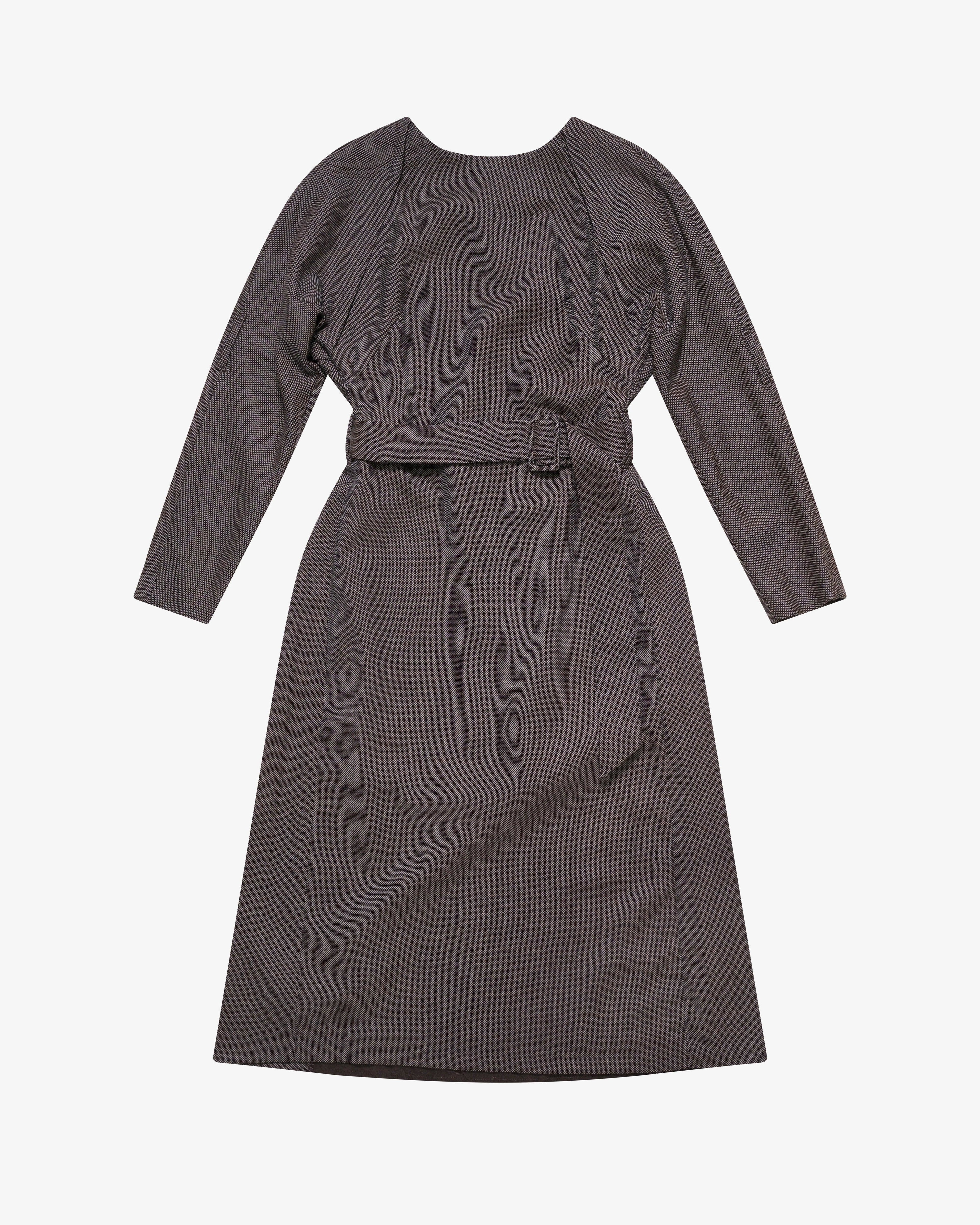 MM6 - Women's Midi Dress - (Brown001F) by MM6 MAISON MARGIELA