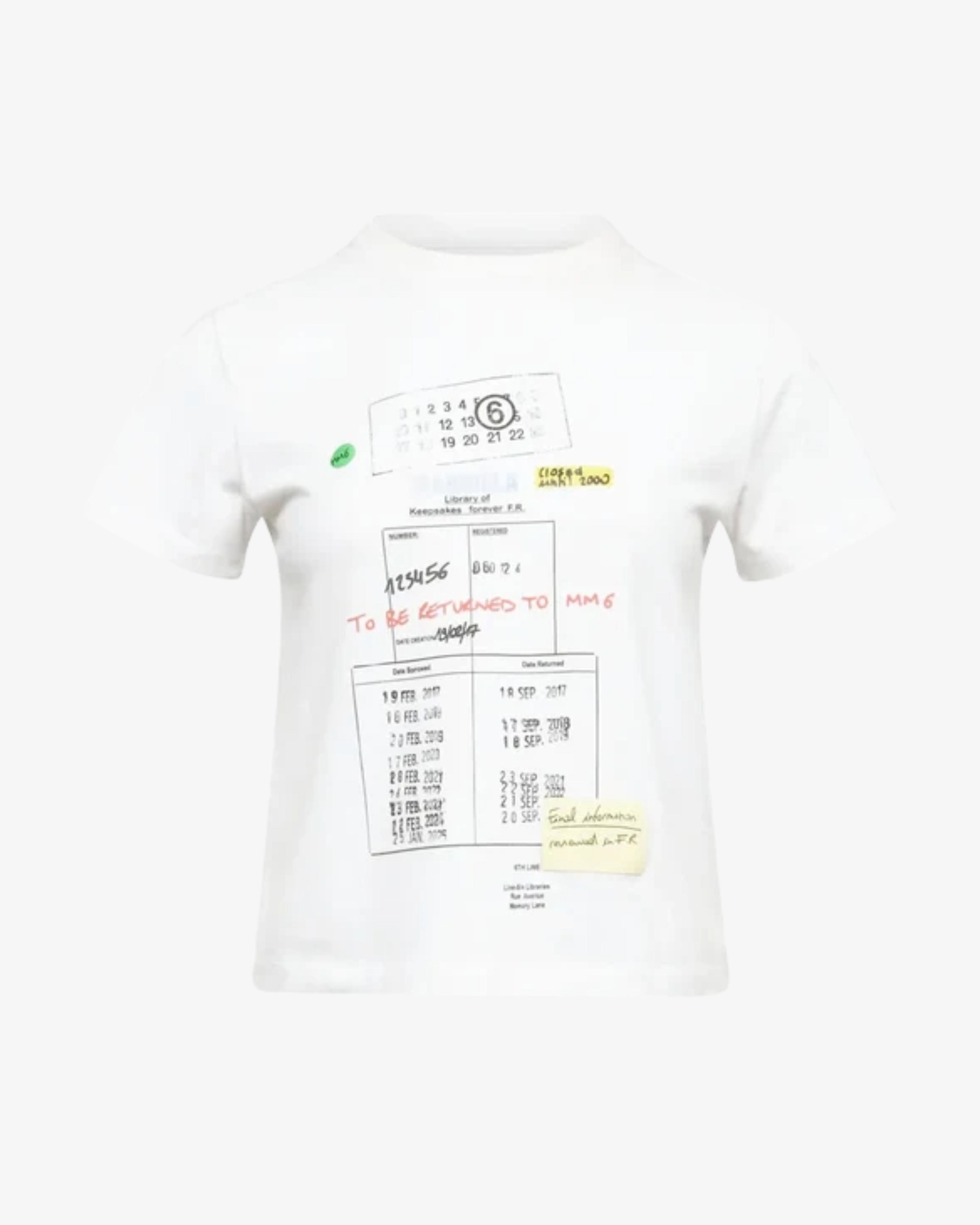 MM6 - Women's T-Shirt - (White) by MM6 MAISON MARGIELA