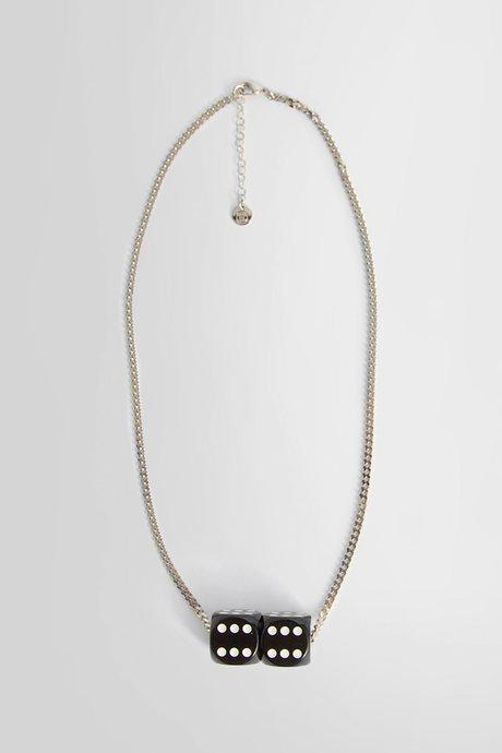 Mm6 Maison Margiela Women'S Silver-Tone Dice Necklace by MM6