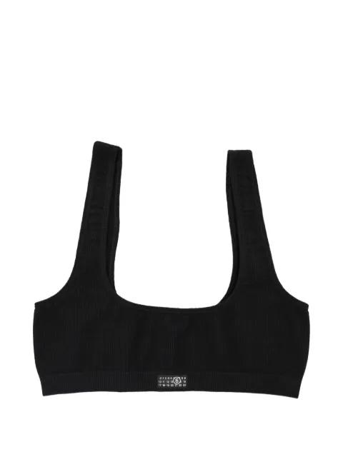Numbers-motif bralette by MM6 MAISON MARGIELA