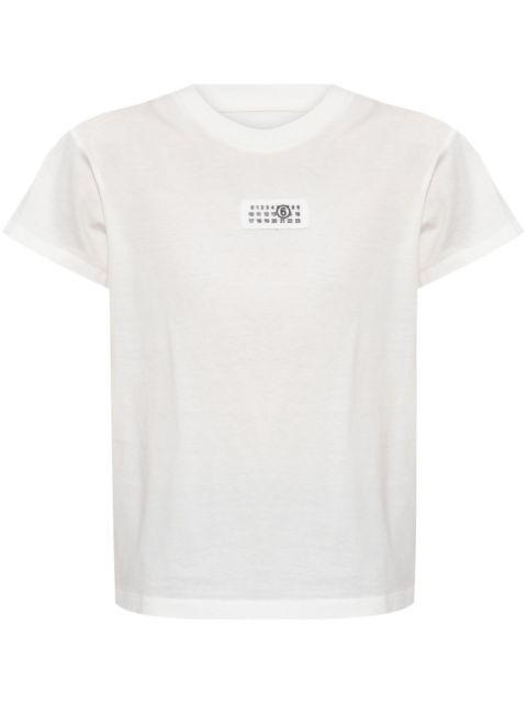 Numbers-motif cotton T-shirt by MM6 MAISON MARGIELA